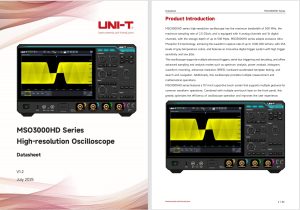 Осциллограф высокого разрешения UNI-T MSO3000HD