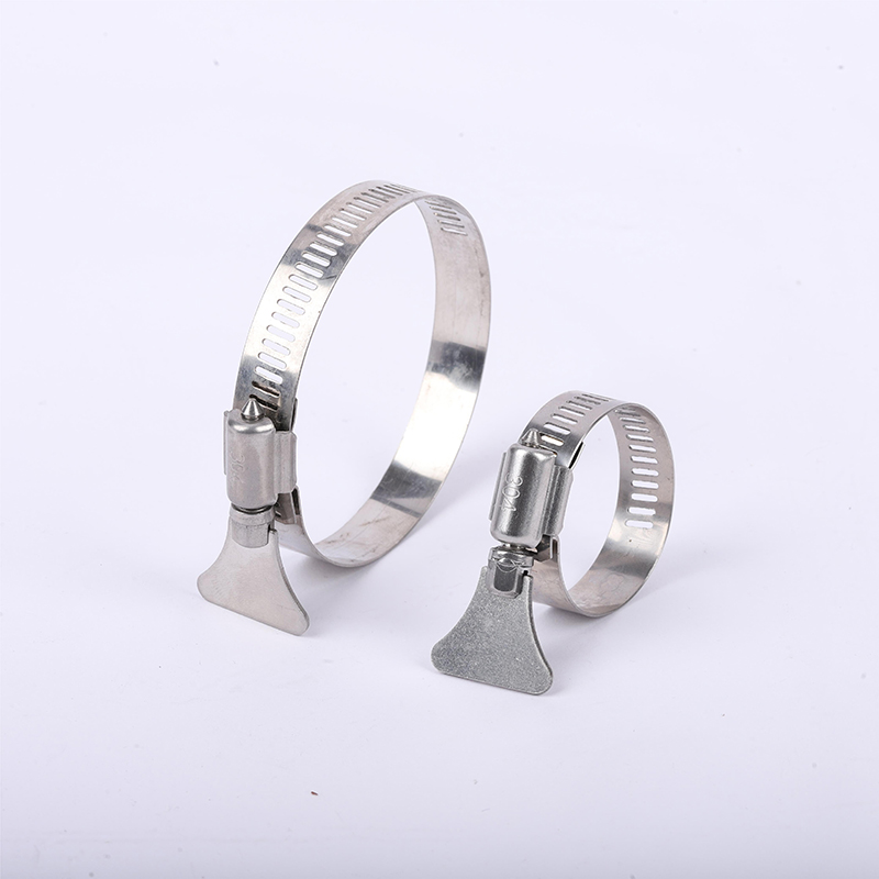 Хомут для шланга с ручкой