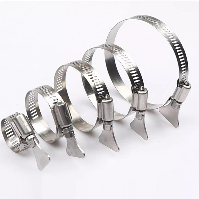 Хомут для шланга с ручкой