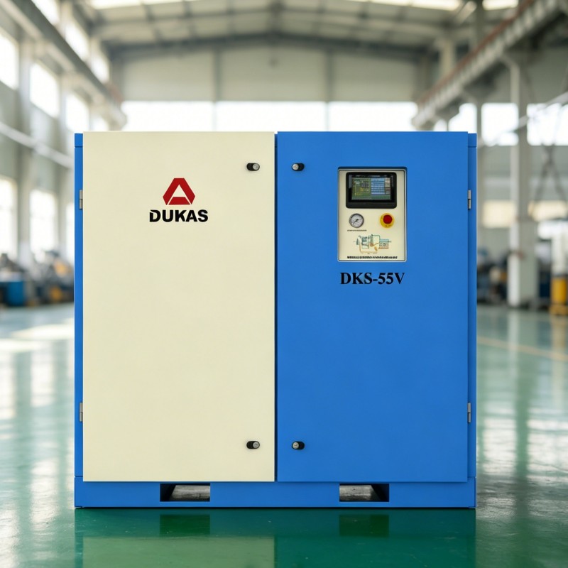 Винтовой воздушный компрессор с прямым приводом DKS-110V: 110 кВт (150 л.с.), 19,8 м³/мин — малошумный промышленный компрессор - Shandong Dukas Machinery Manufacturing Co., LTD.