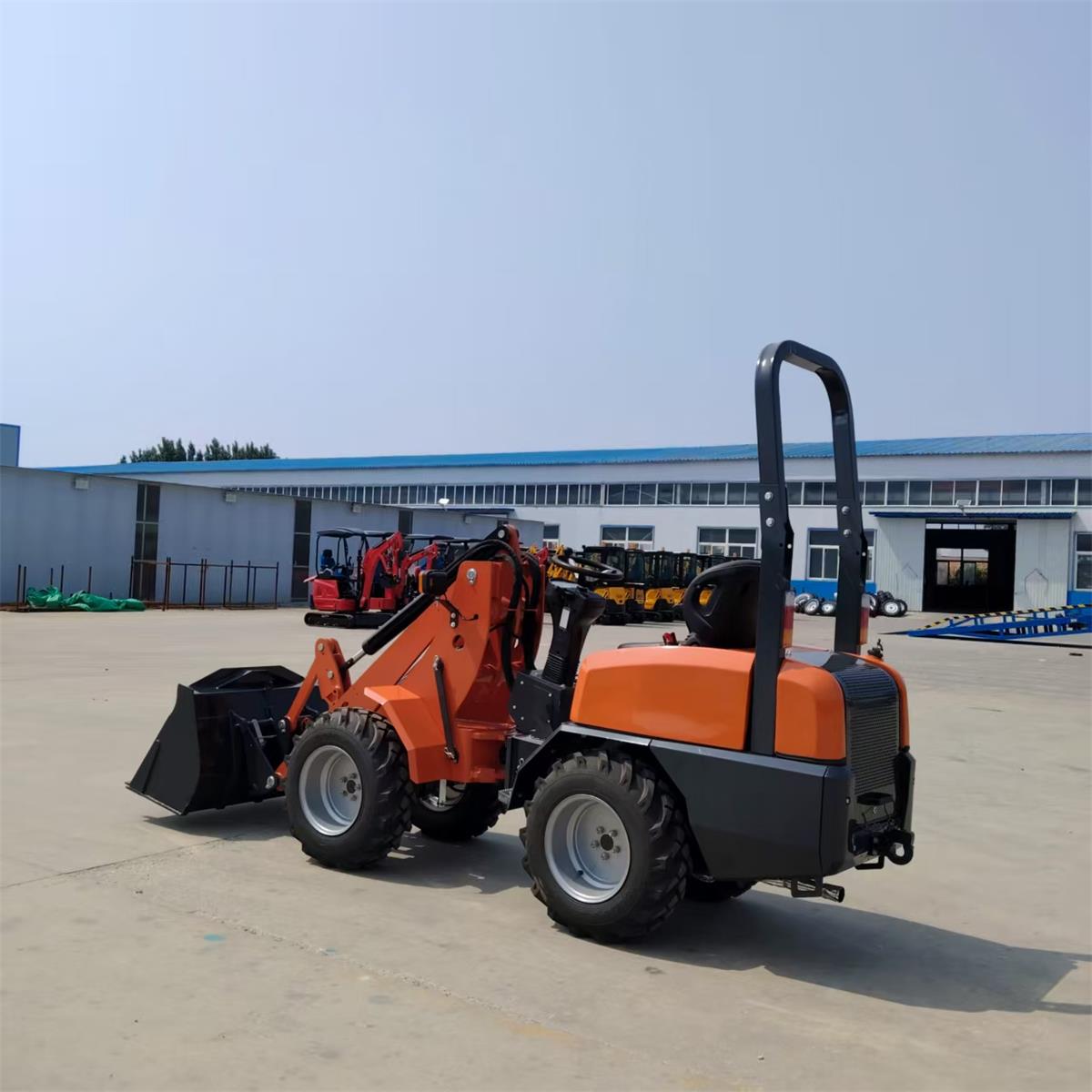 Преимущества колесных погрузчиков: