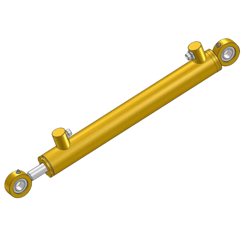 Рулевой цилиндр переднего моста прицепа 40/25*220