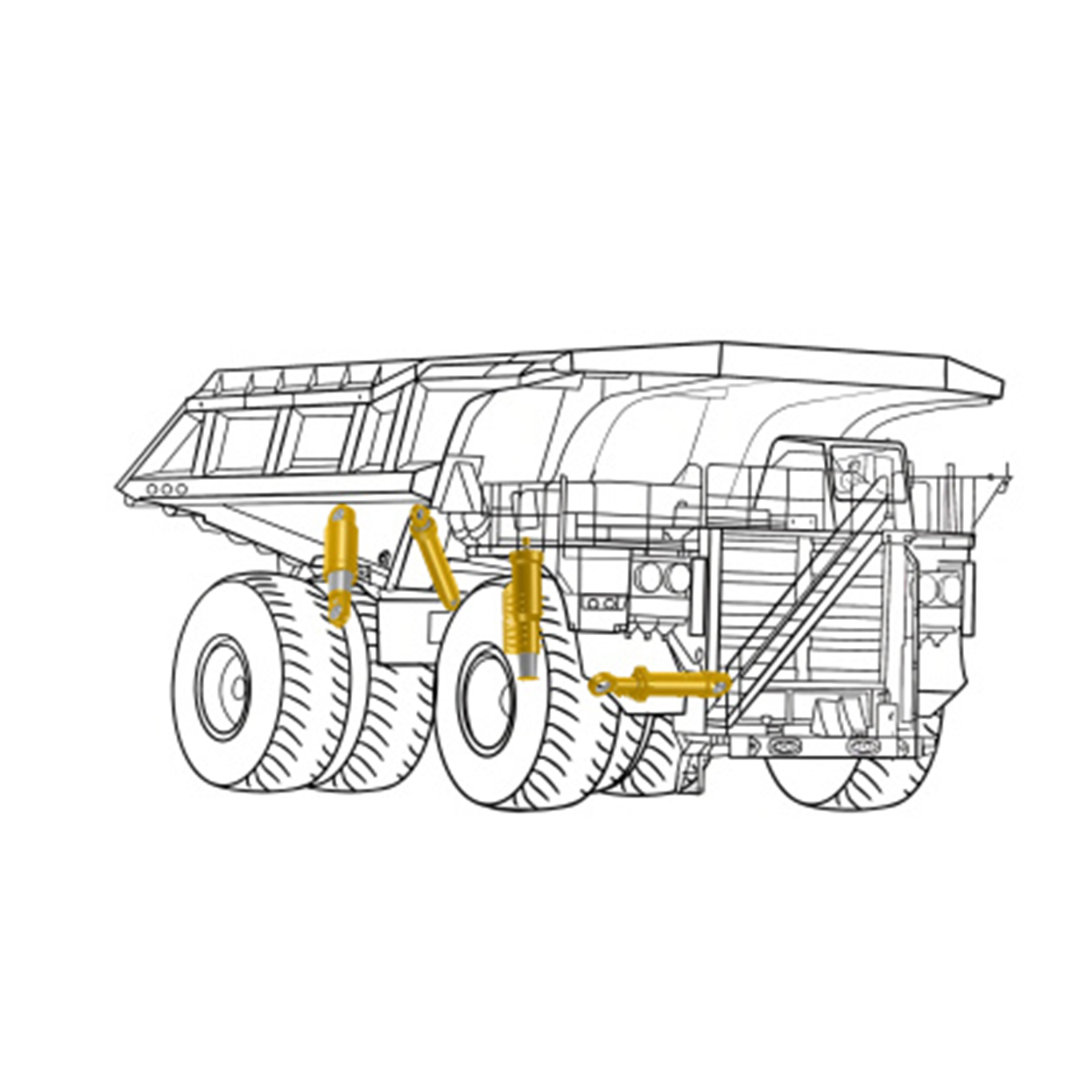Гидропневматическая подвеска для бездорожных карьерных самосвалов компании Wantong Hydraulics: решает сложные задачи в тяжёлых условиях и обеспечивает эффективную, стабильную транспортировку на горнодобывающих предприятиях