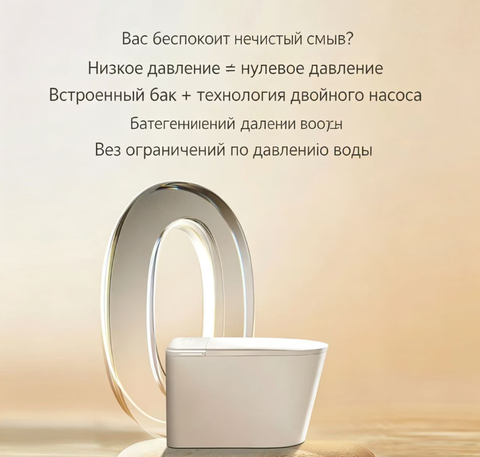 Огромный размер, превосходная экономичность и сверхчистота — выбор будущего в сегменте умных унитазов-802