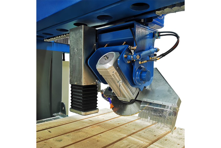 4-осевой мостовой станок для обработки камня