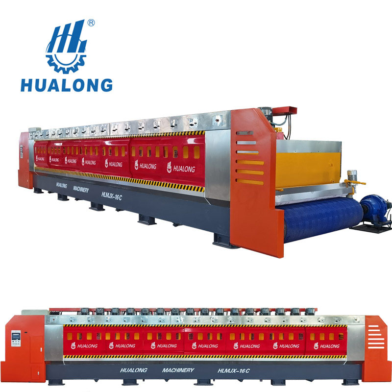 Мраморно-шлифовальный непрерывный станок HLMJX-16W от Hualong