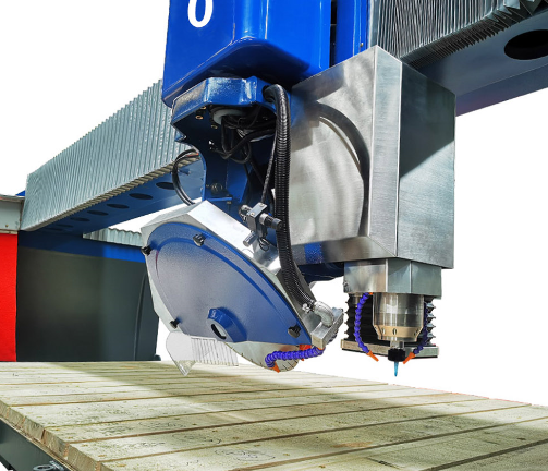 4-осевой мостовой станок для обработки камня