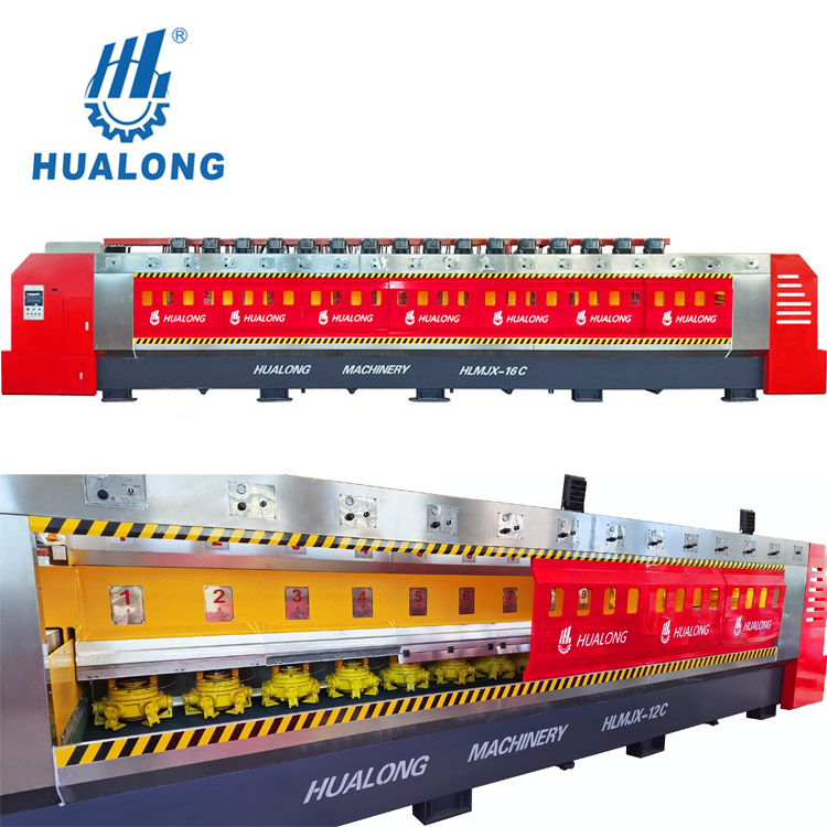 Hualong HLMJX-16 – Непрерывный шлифовальный станок для гранита