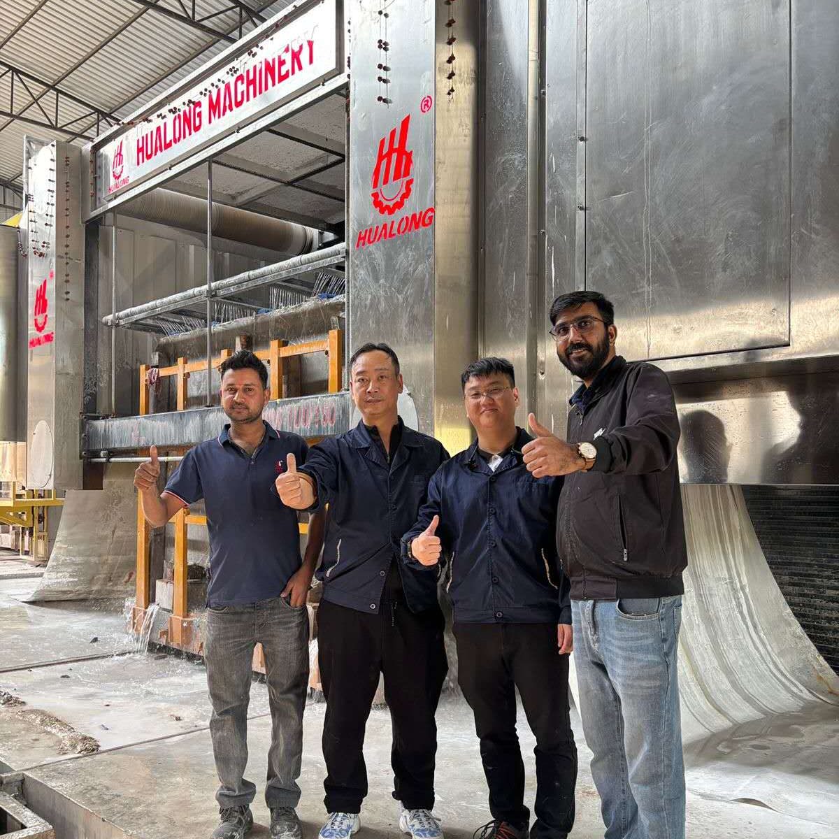 Мультиканатный станок для распиловки блоков