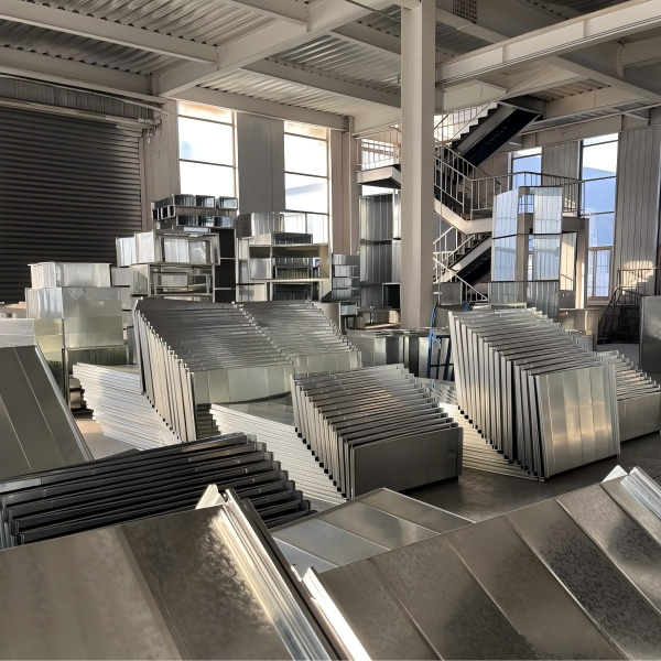 Преимущества сборных/полуфабрикатных воздуховодов