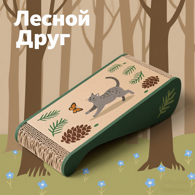 Когтеточка для кошек Доска из гофрированного картона