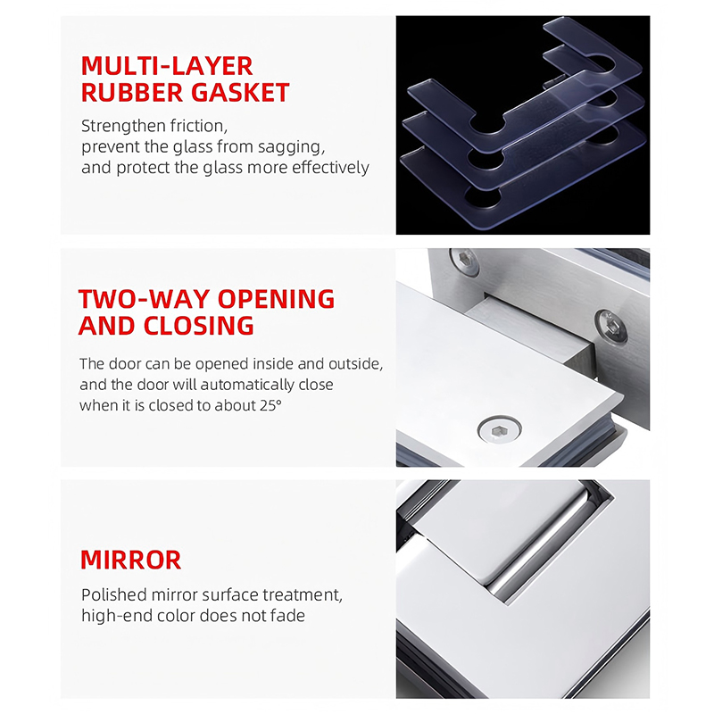 Высококачественная прочная петля для душевой кабины из нержавеющей стали (7)