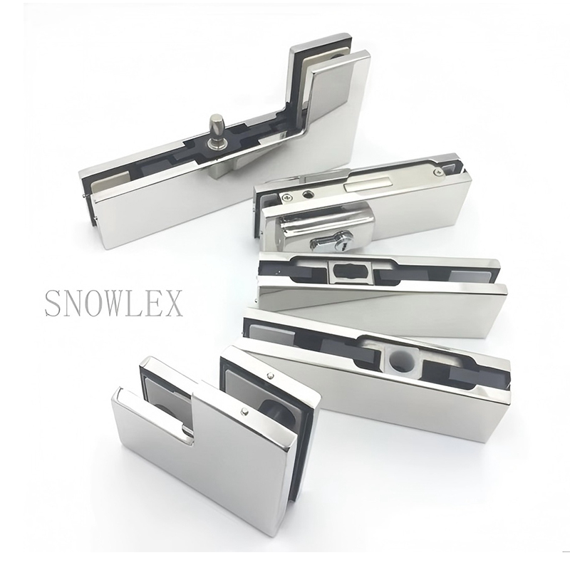 S-050 Горячая распродажа Стеклянные изделия Стеклянная фурнитура Аксессуары Крепеж для безрамных стеклянных дверей из нержавеющей стали