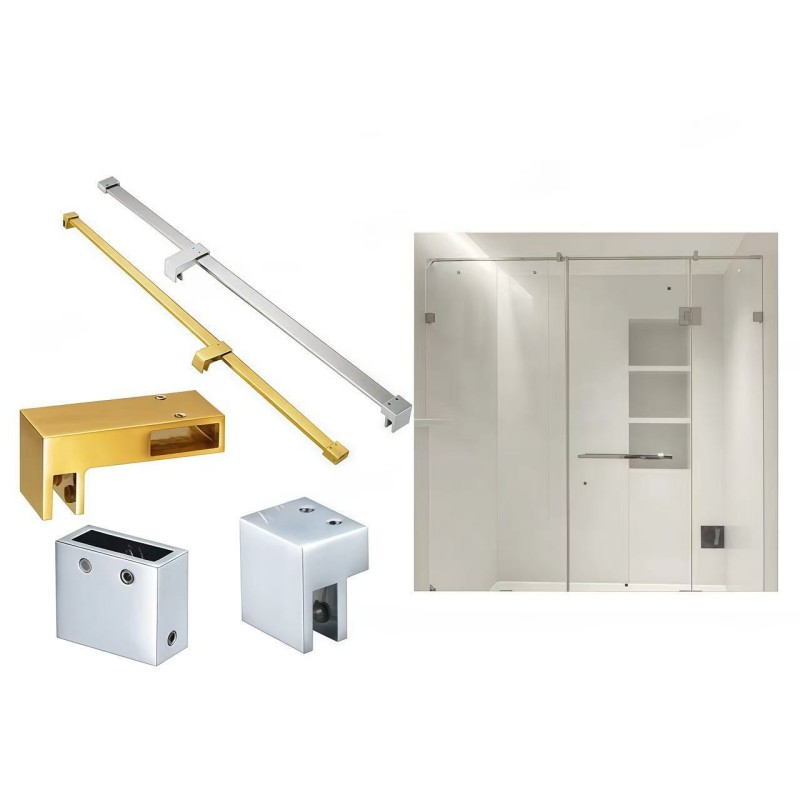 Возможно изготовление на заказ высокопрочных металлических соединителей для безрамных стеклянных конструкций из нержавеющей стали, зажимов для стекла