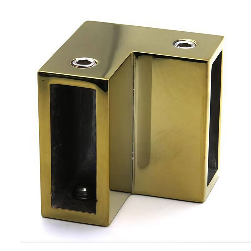 Возможно изготовление на заказ высокопрочных металлических соединителей для безрамных стеклянных конструкций из нержавеющей стали, зажимов для стекла