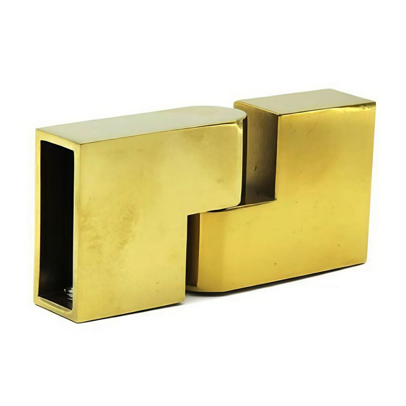 Возможно изготовление на заказ высокопрочных металлических соединителей для безрамных стеклянных конструкций из нержавеющей стали, зажимов для стекла