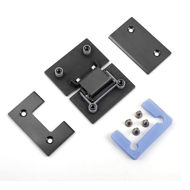 Современная петля для душевой стеклянной двери из нержавеющей стали 304 с сатинированным золотистым покрытием, обеспечивающая плавный закрывание на 180 градусов, подходит для ванных комнат, отелей и офисов