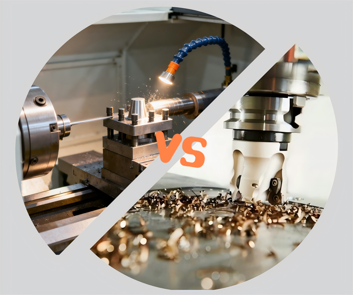 Токарный станок vs. Фрезерный станок: Что выбрать для тел вращения?