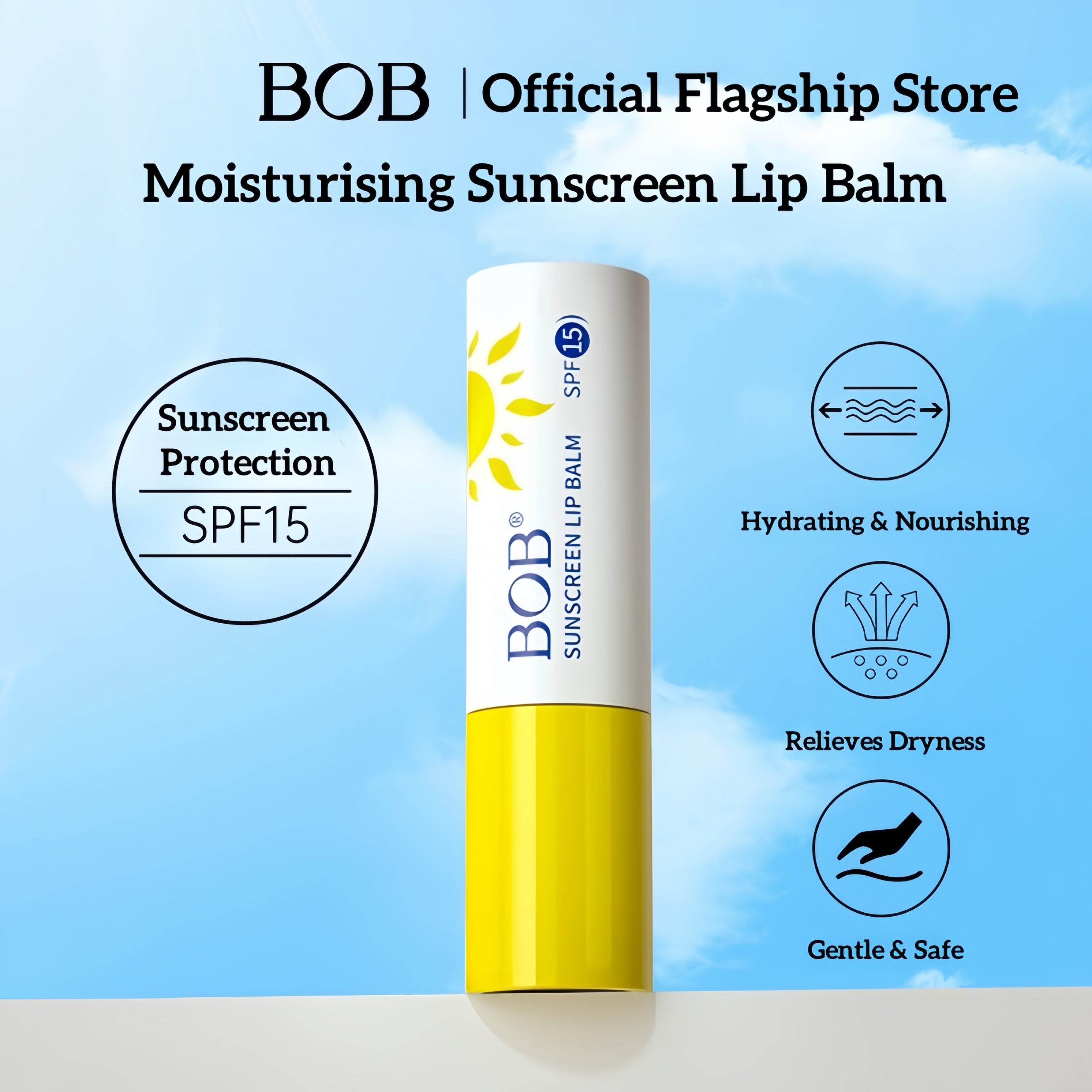 BOB Солнцезащитный бальзам для губ SPF15