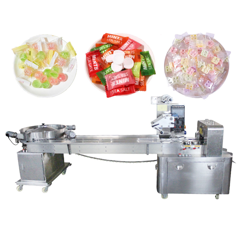 Полностью автоматическая высокоэффективная машина для упаковки конфет в индивидуальной обертке