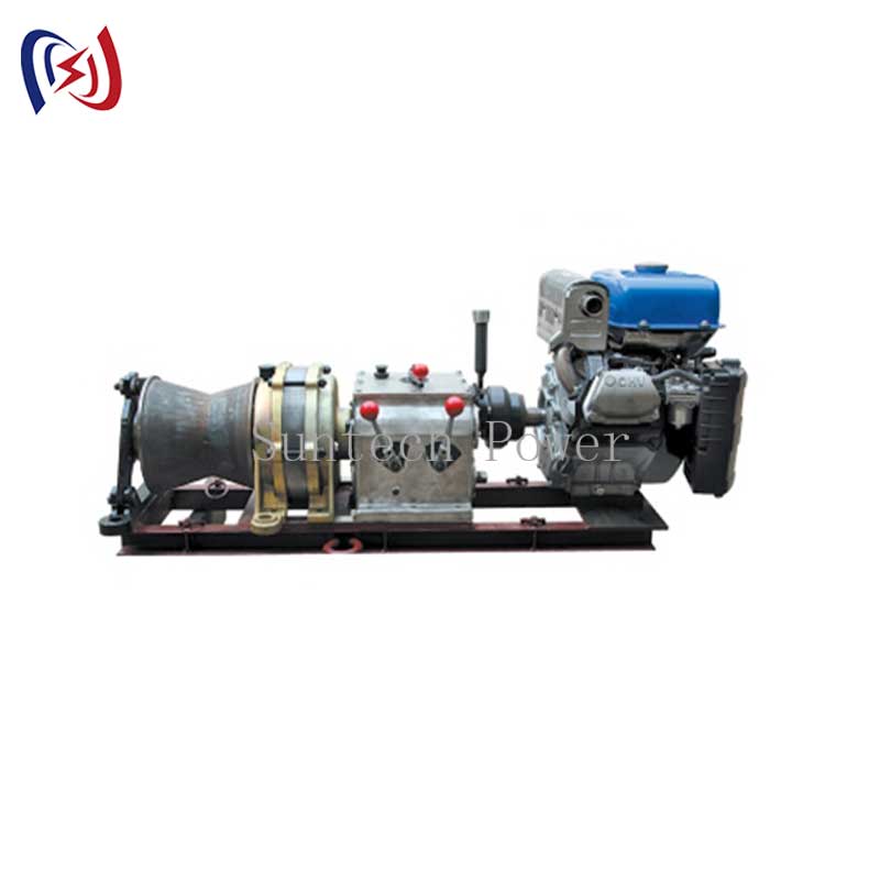 Лебедка с электроприводом (ременной привод)