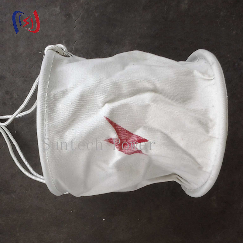 Высотная цилиндрическая холщовая сумка