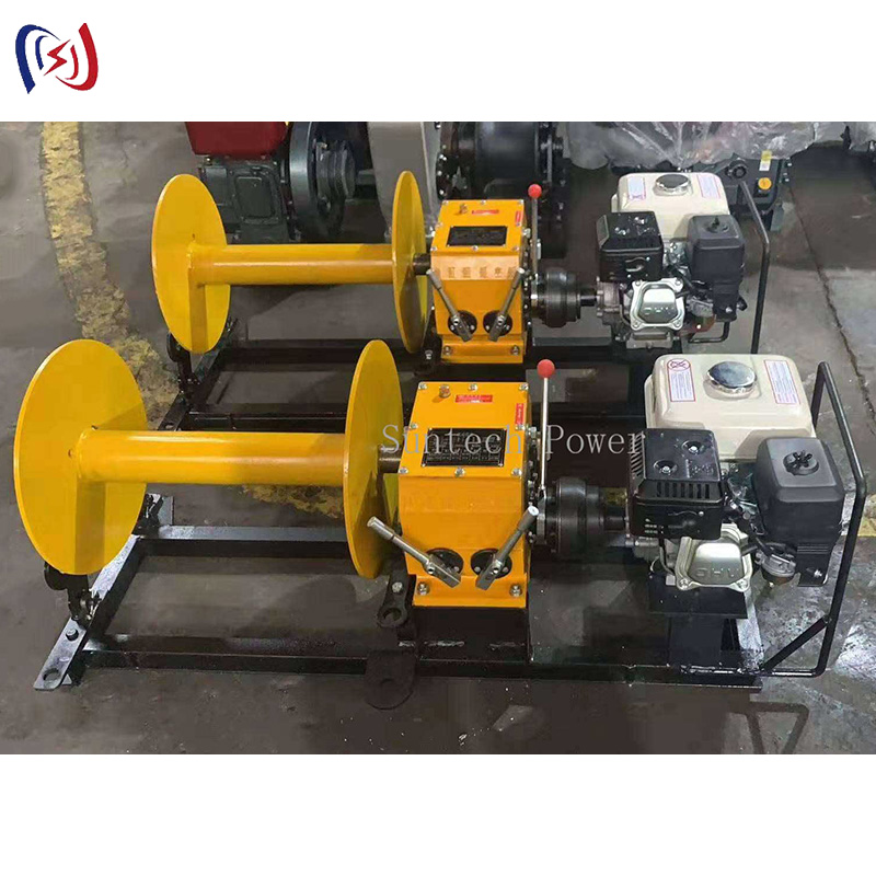 Лебедка для протягивания кабеля