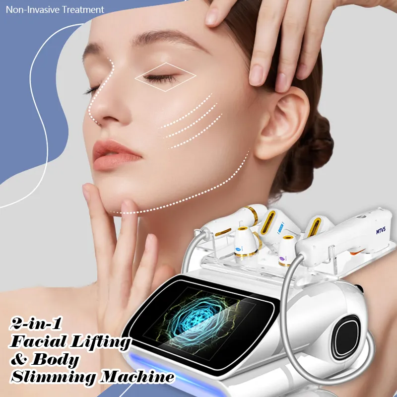 7D Hifu Vmax Face Lifting Smas Lifting Wrinkle Removal Machine с 5 картриджами 2-в-1 Body Sculpting Beauty Machine