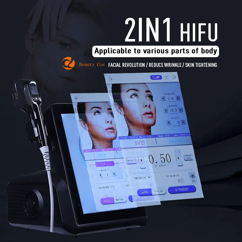 портативный 7D hifu аппарат для подтяжки лица hifu 7D Ultramax