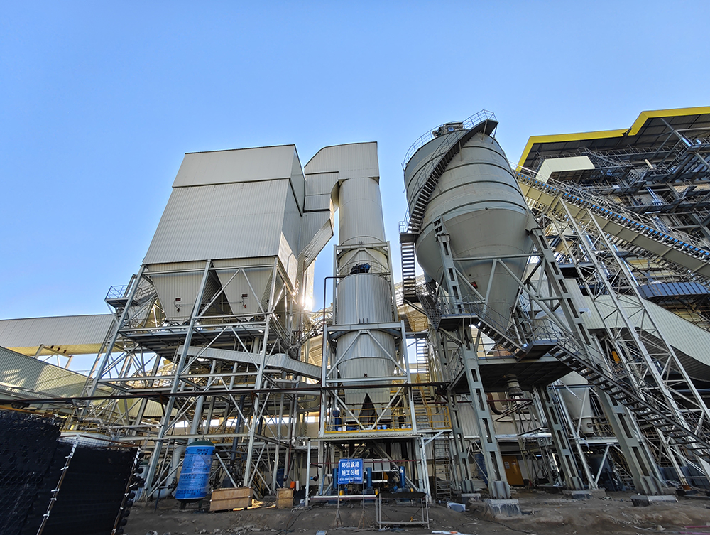 Комплексная система пылеулавливания и десульфуризации для котла 1×110 т ч (внутритопочное впрыскивание + CFB)
