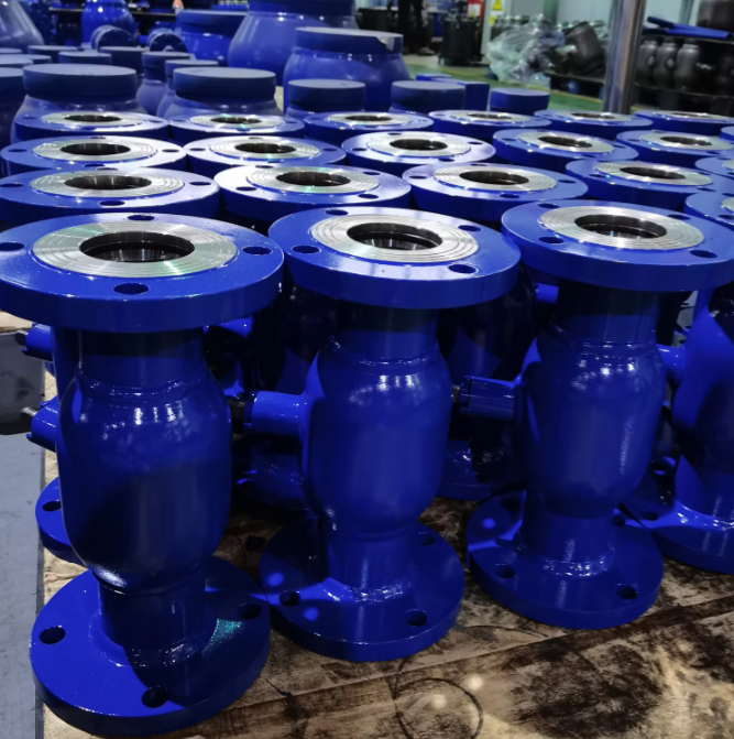 Полностью сварной фланцевый шаровой кран с интеллектуальным управлением