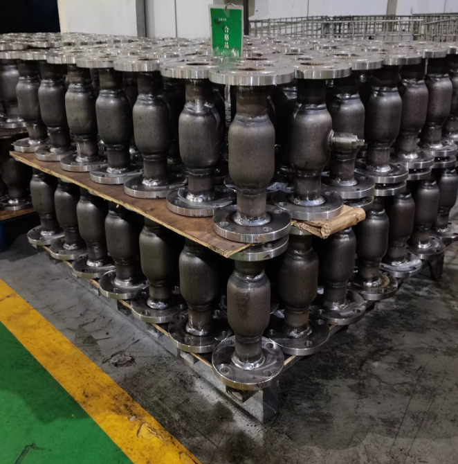 Фланцевый полностью сварной шаровой кран с электрическим приводом