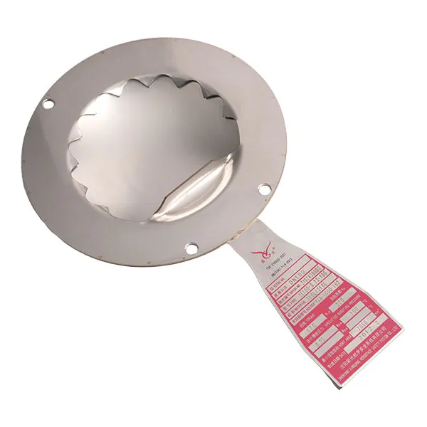 Обратнокупольный зубчатый разрывной диск