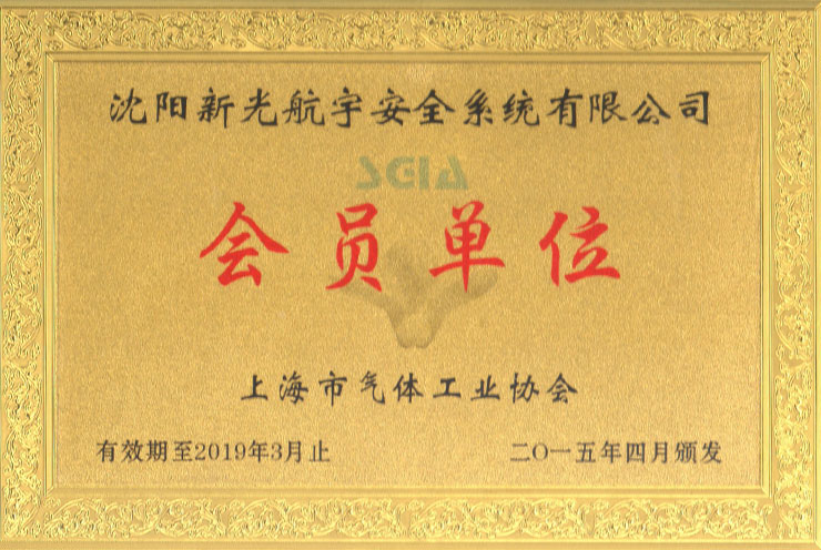Член Шанхайской ассоциации газовой промышленност