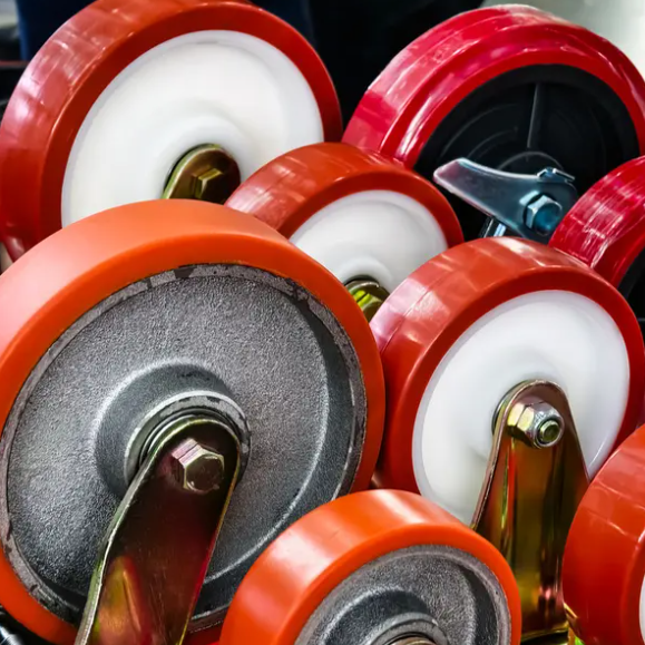 Области применения цельнолитых полиуретановых колёс