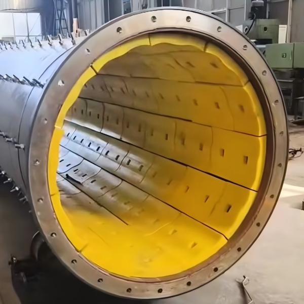 Полиуретановая футеровка шаровой мельницы