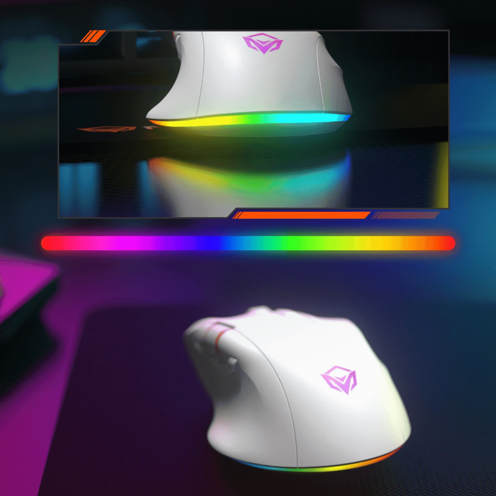 Ослепительное RGB-освещение: 16,8 миллионов цветов, 11 режимов освещения