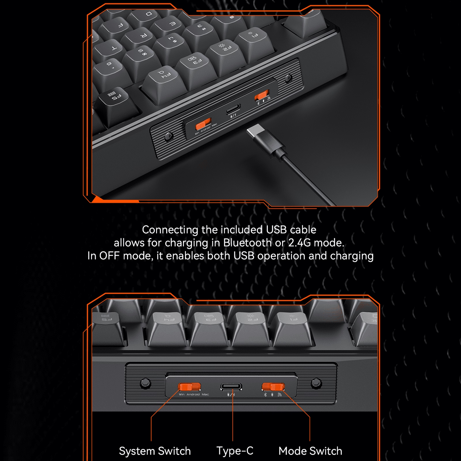 Съемный кабель TYPE-C