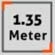 Длина линии USB 1,35 метра