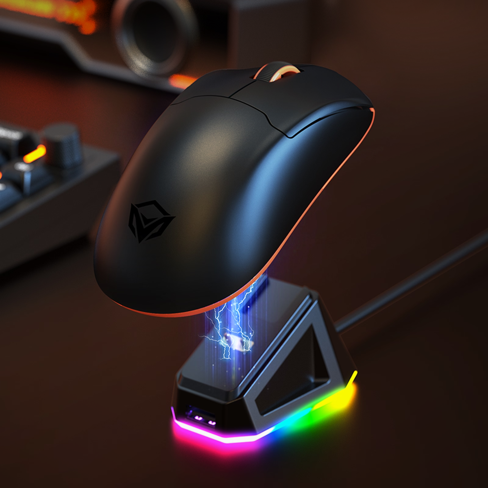 Магнитная зарядная док-станция  с RGB-подсветкой