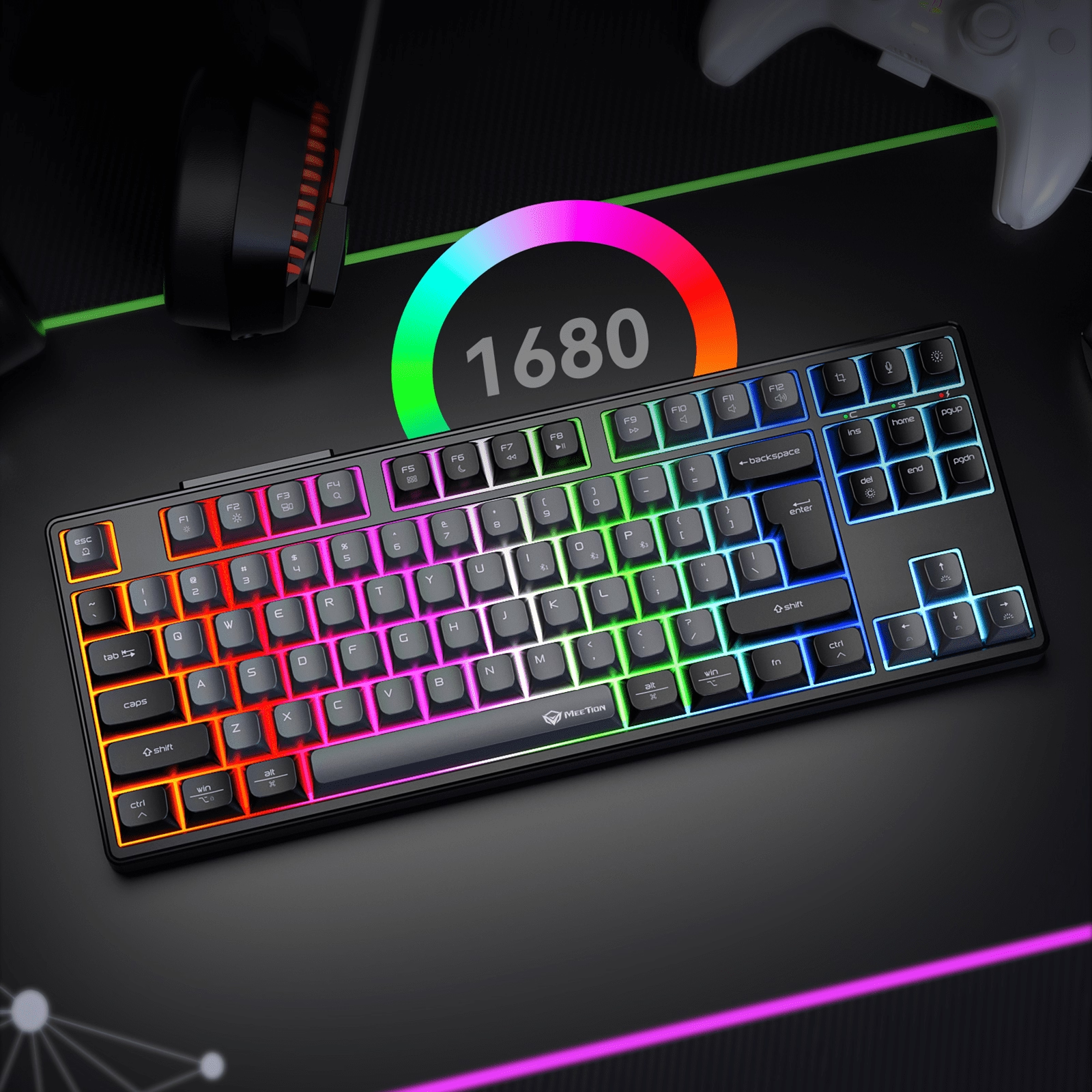 Динамический полноцветный RGB
