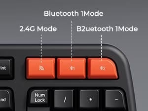 2,4G+ Bluetooth 5,0*2
