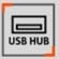 КЛАВИАТУРА USB+HUB