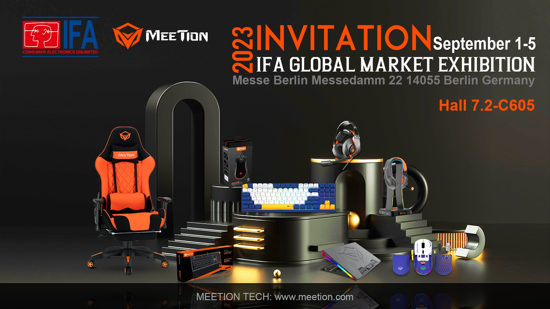 MEETION TECH представит на IFA настраиваемую игровую периферию своими руками 2023
