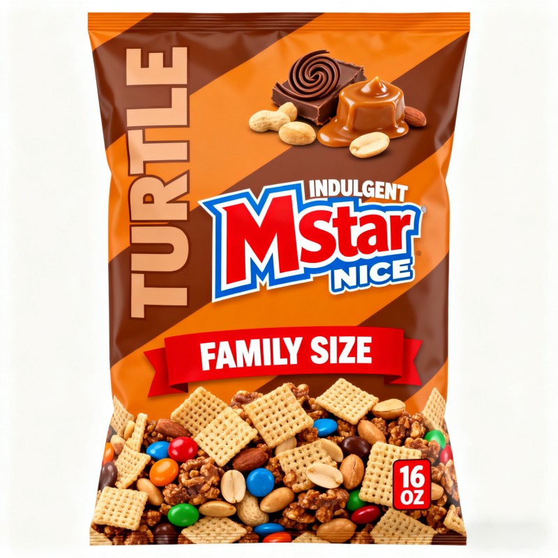 Пакеты с запаянной задней частью, подходят для чипсов, печенья, желе, конфет и других закусок