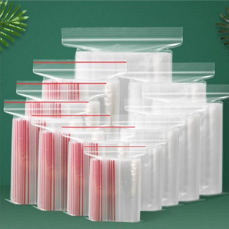 Пыланепранікальныя воданепранікальныя пластыкавыя поліэтыленавыя пакеты празрыстыя пакецікі на маланкі з зашпількай-маланкай, празрыстыя пакеты на маланкі, сумка з замком на маланкі