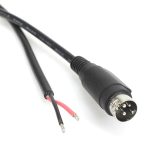 3Pin разъем DIN 12 В, 18AWG, силовой кабель с открытым концом - Shenzhen Starte Technology Co., Ltd