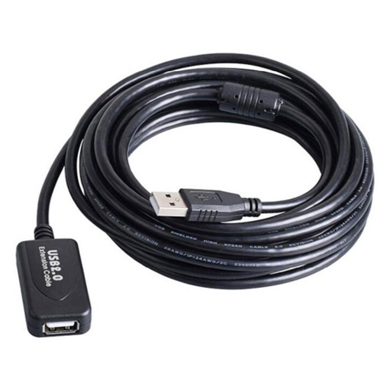 Активный удлинительный кабель USB 2.0 am af длиной 5 м с усилителем