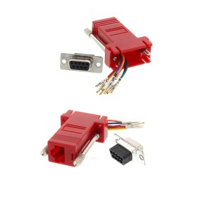 Переходник Lan Com RS232 DB9 на RJ45 Cat5e