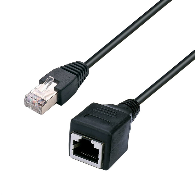 Удлинительный кабель Ethernet RJ45M–RJ45F FTP Cat5e Cat6